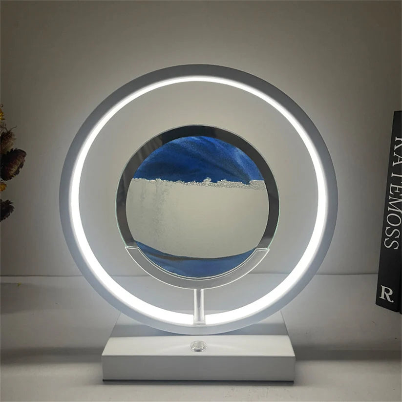 Plushyfe™ GlowWave™ – Hypnotic LED Quicksand Art Lamp
