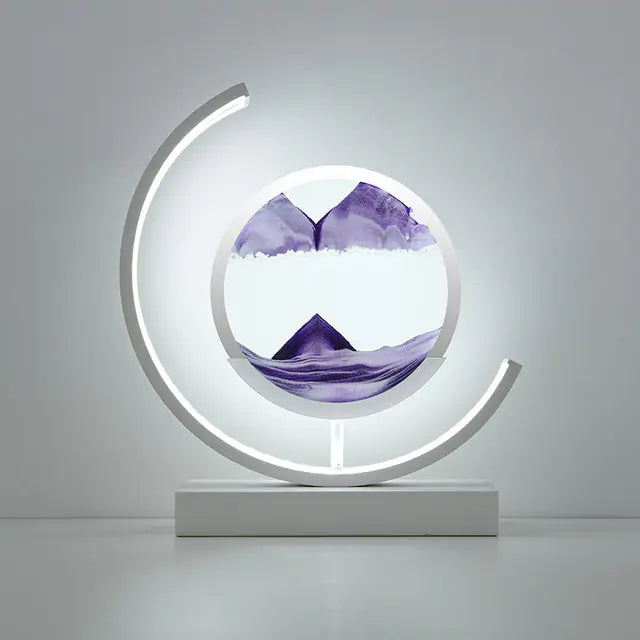Plushyfe™ GlowWave™ – Hypnotic LED Quicksand Art Lamp
