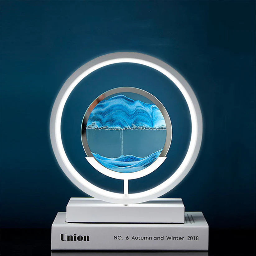 Plushyfe™ GlowWave™ – Hypnotic LED Quicksand Art Lamp