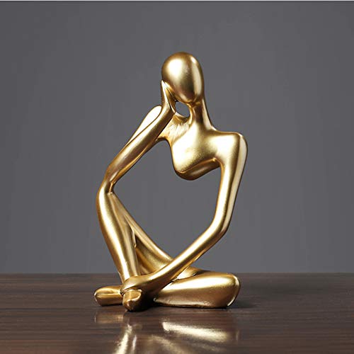 Plushyfe™ MindPose – Nordic Thinker Yoga Statue