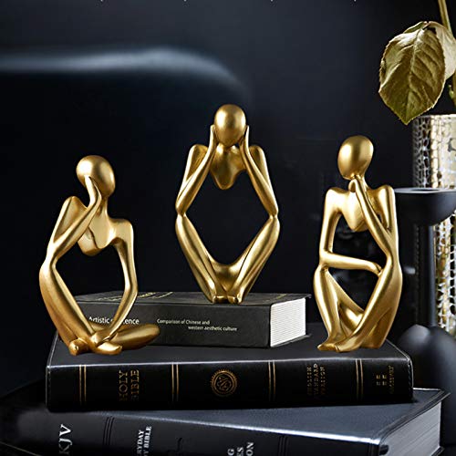 Plushyfe™ MindPose – Nordic Thinker Yoga Statue