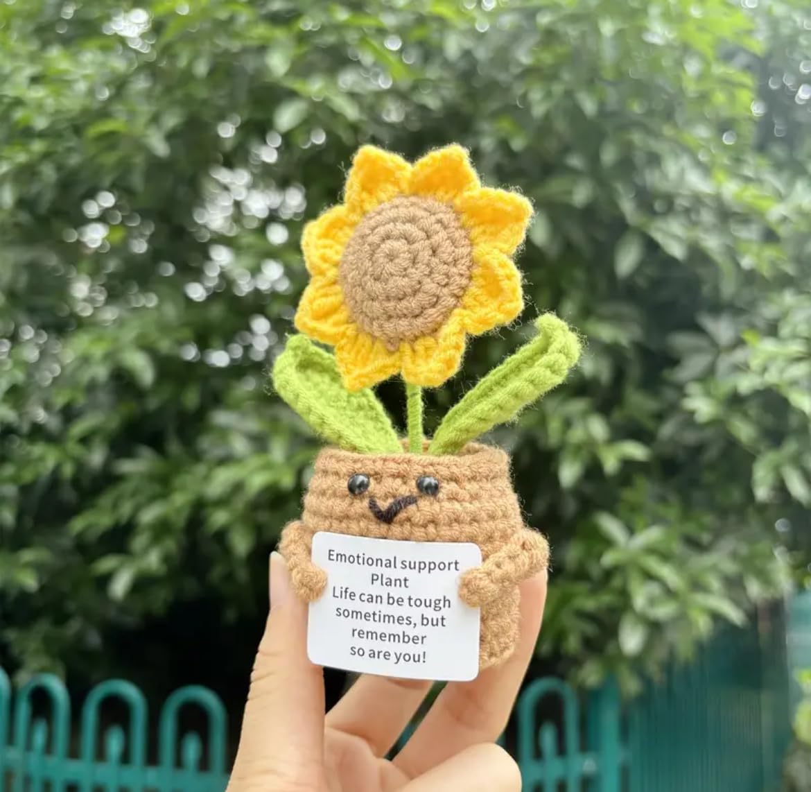 Plushyfe™ LoveKnot – Woven Heart Flower Energy Keepsake