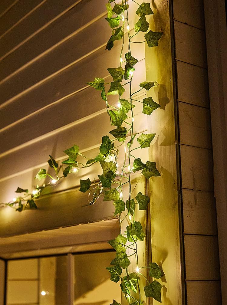 Plushyfe™ EverGlow – 3m Silk Creeper Leaf String Lights