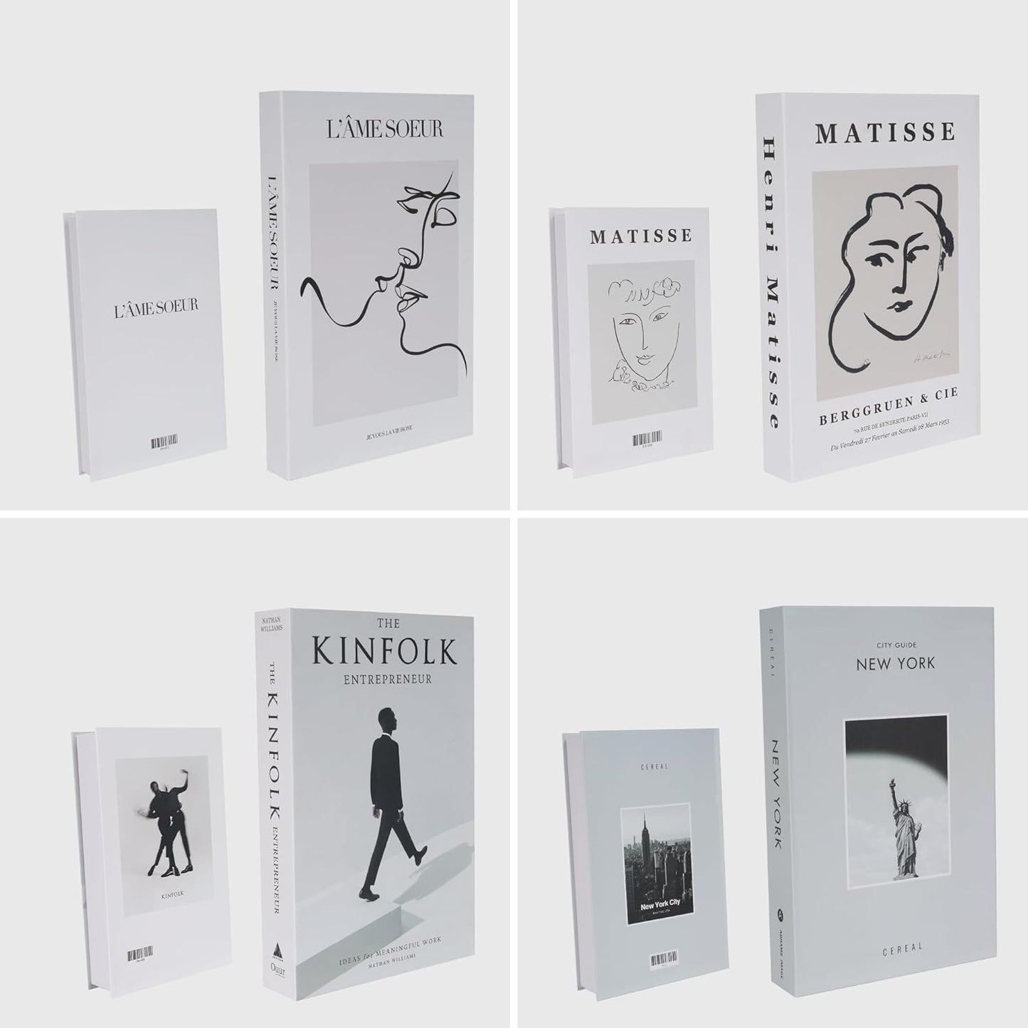 Plushyfe™ LuxeStack – Decorative Faux Books for Elegant Interiors