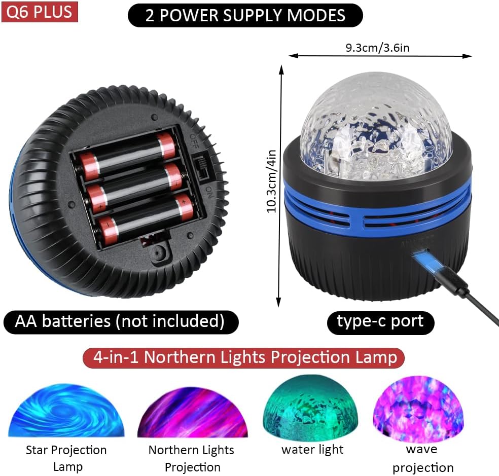 Plushyfe™ AstroLume – Night Light Galaxy Projector