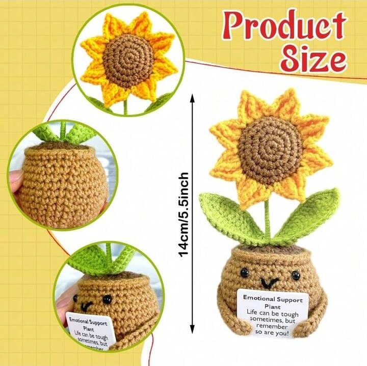 Plushyfe™ LoveKnot – Woven Heart Flower Energy Keepsake