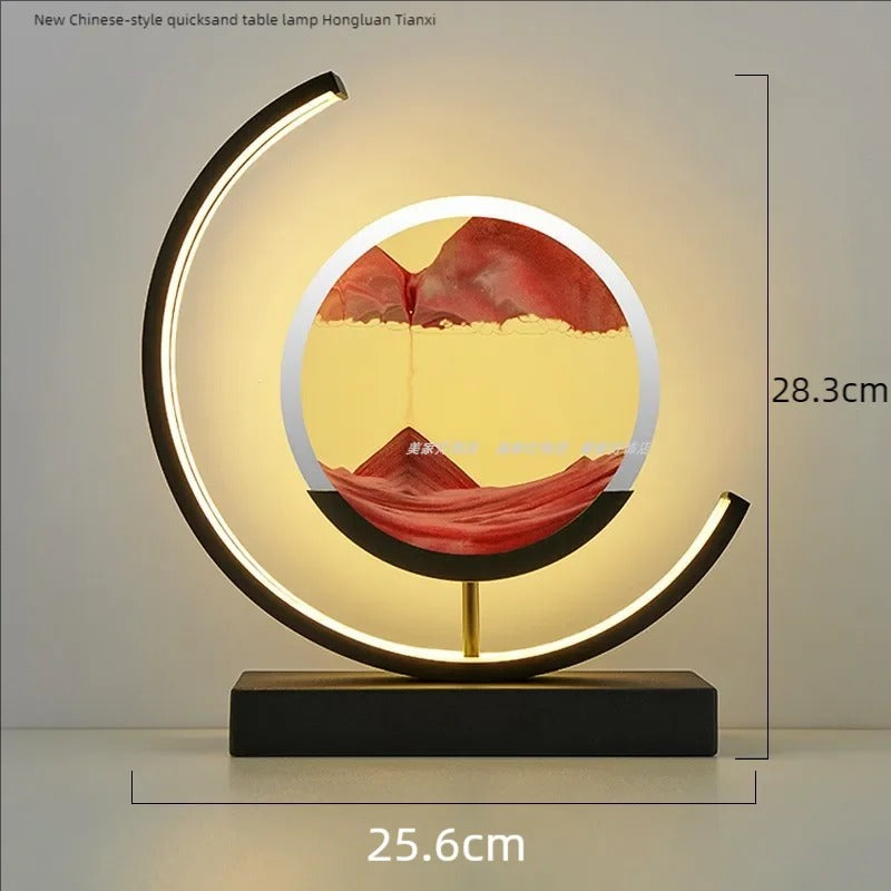 Plushyfe™ GlowWave™ – Hypnotic LED Quicksand Art Lamp