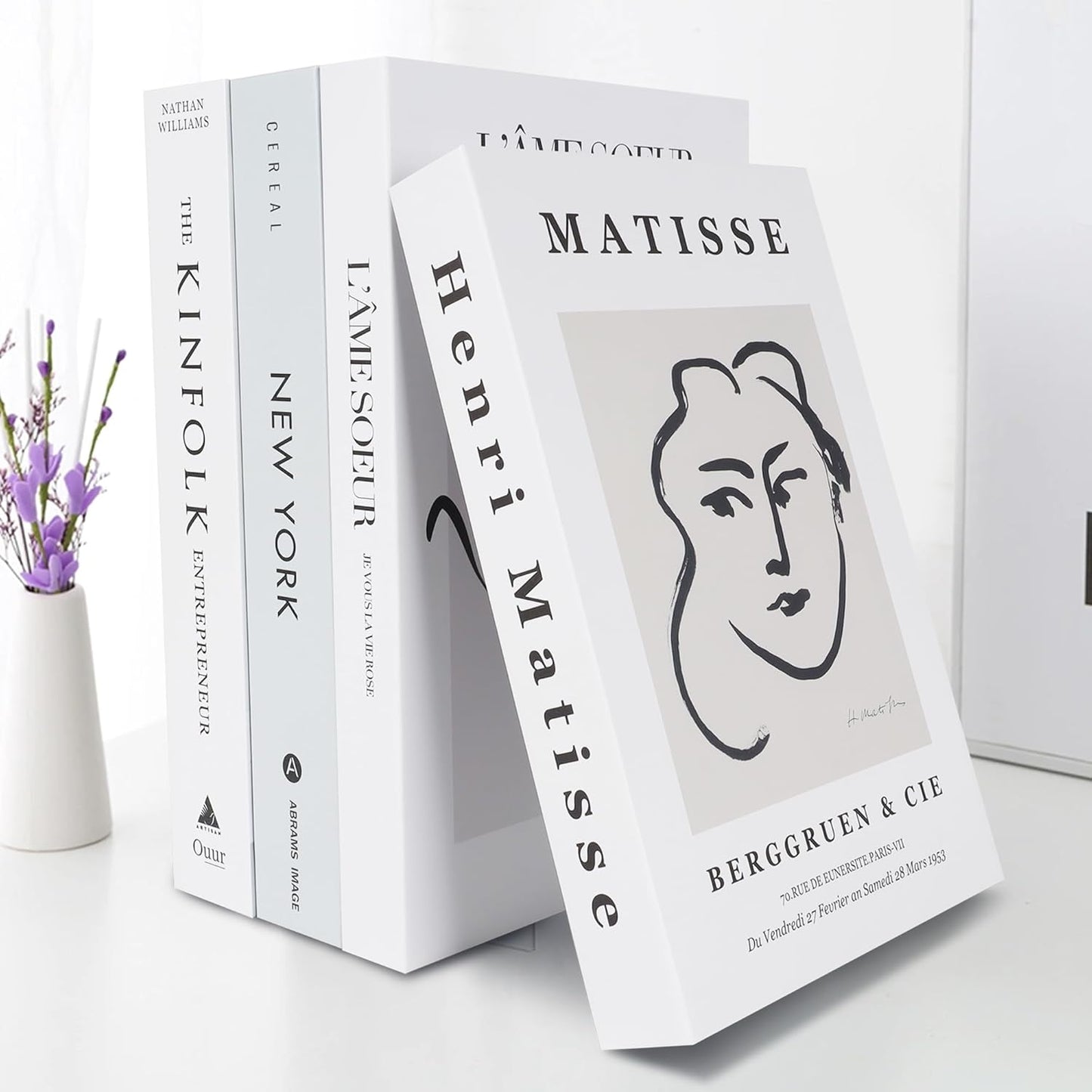 Plushyfe™ LuxeStack – Decorative Faux Books for Elegant Interiors