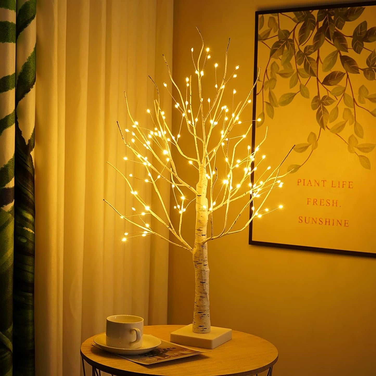 Plushyfe™ GlowBirch – LED Birch Tree Lights