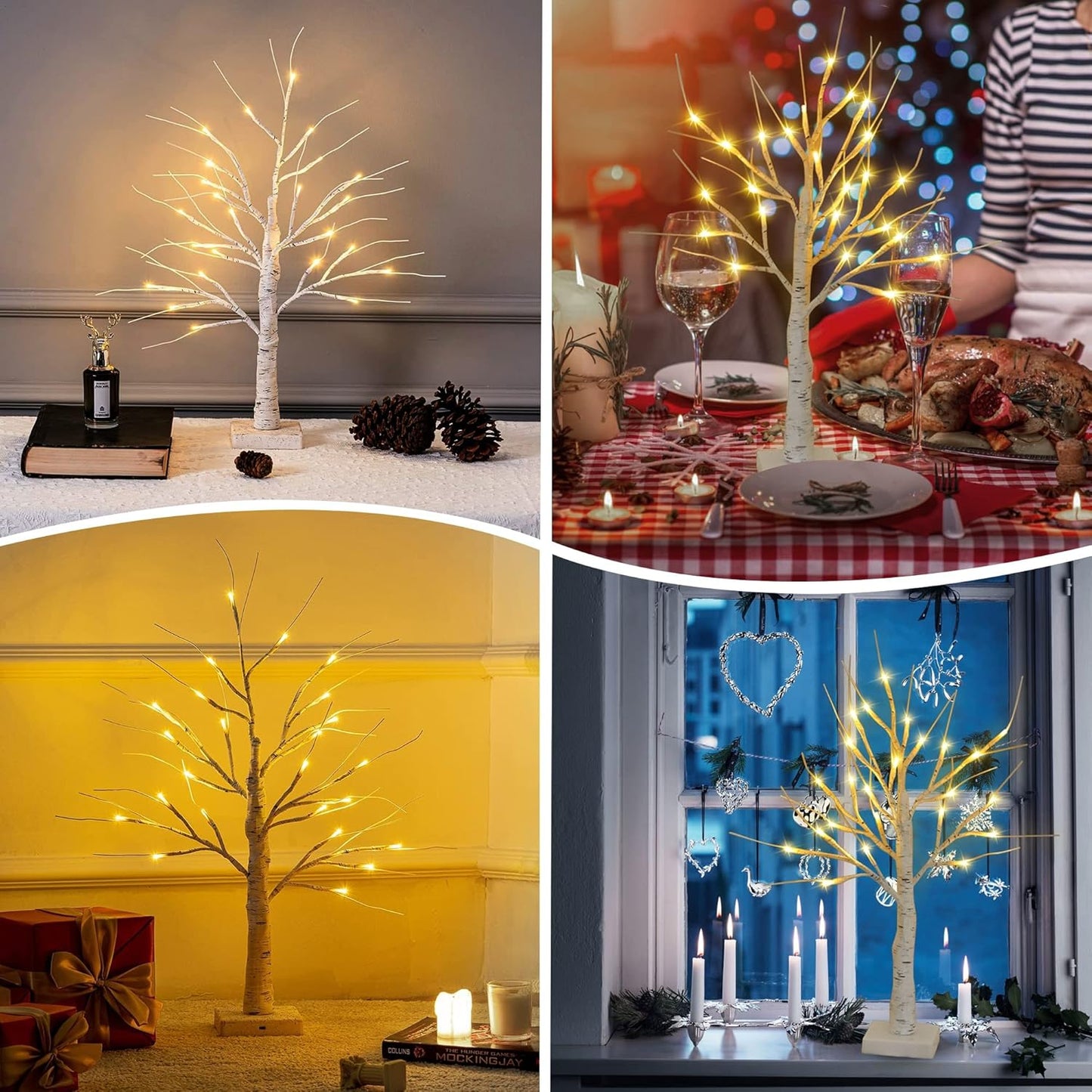 Plushyfe™ GlowBirch – LED Birch Tree Lights