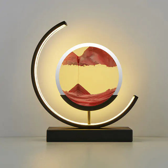 Plushyfe™ GlowWave™ – Hypnotic LED Quicksand Art Lamp