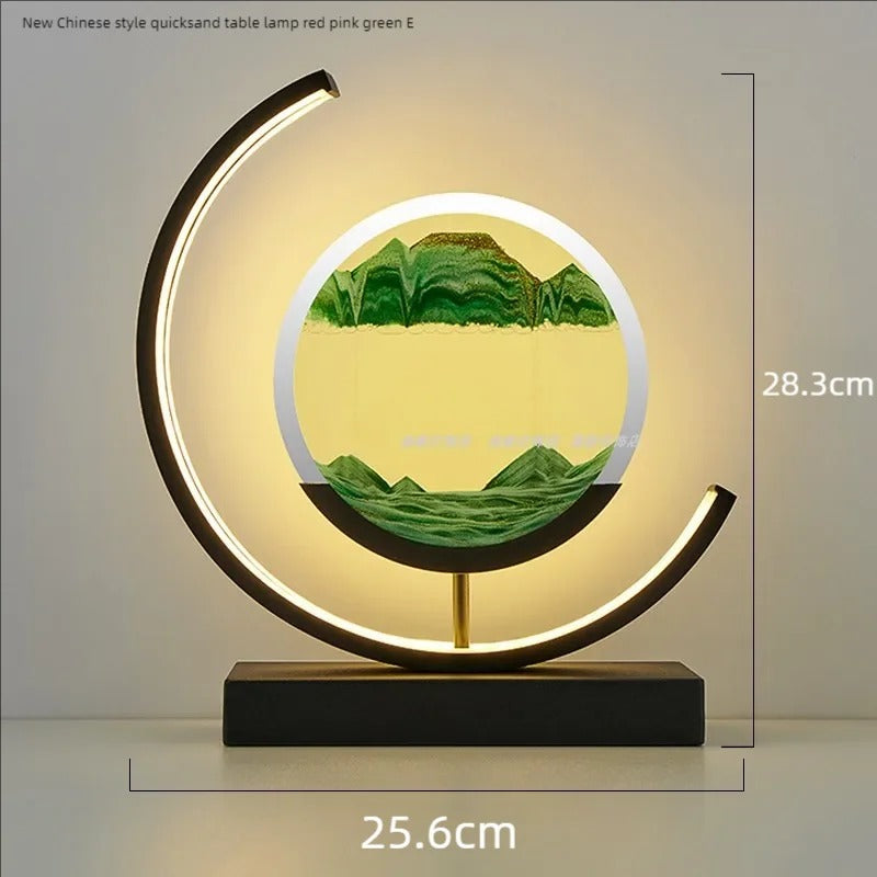 Plushyfe™ GlowWave™ – Hypnotic LED Quicksand Art Lamp