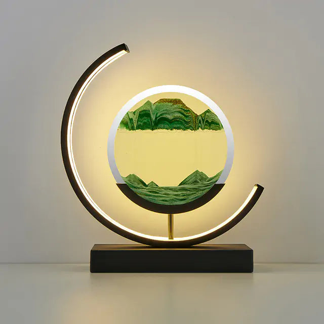 Plushyfe™ GlowWave™ – Hypnotic LED Quicksand Art Lamp