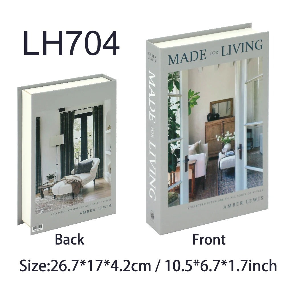 Plushyfe™ LuxeStack – Decorative Faux Books for Elegant Interiors