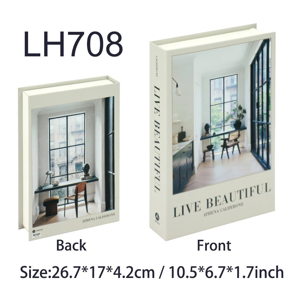 Plushyfe™ LuxeStack – Decorative Faux Books for Elegant Interiors